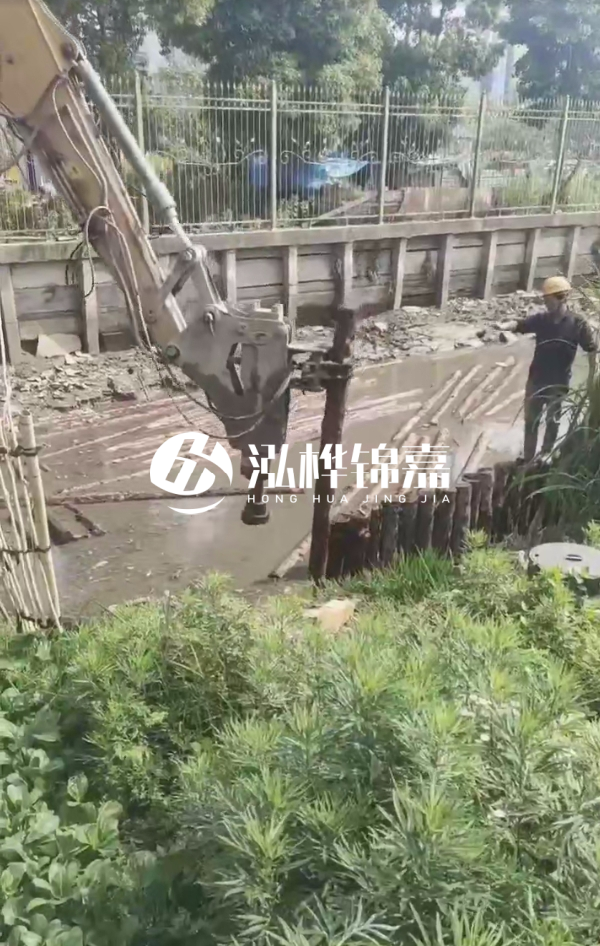 湖州打松木樁施工團(tuán)隊(duì)-河道護(hù)坡樁一般幾米長？